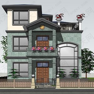 两层半现代农村自建房